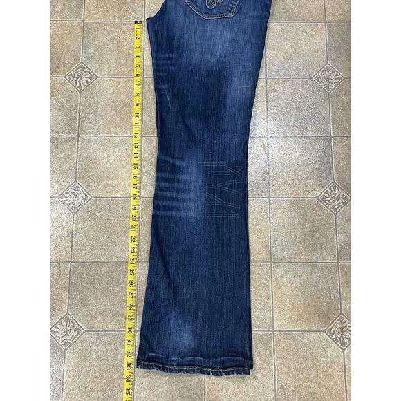 Houston 20X Low Rise Slim Fit Boot Cut Jeans Women’s 35x33 Embellished Western - Picture 5 of 11